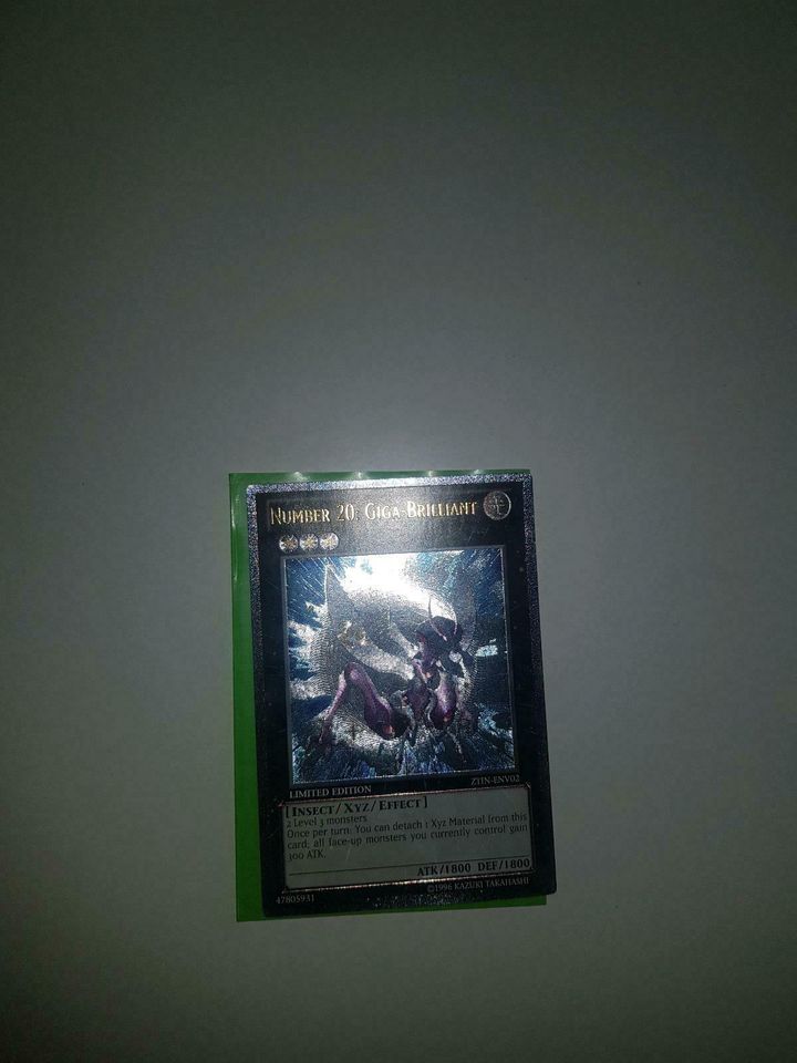 YUGIOH NUMBER 20: GIGA-BRILLIANT ZTIN-ENV02 ULTIMATE RARE LIMITED in Uehlfeld