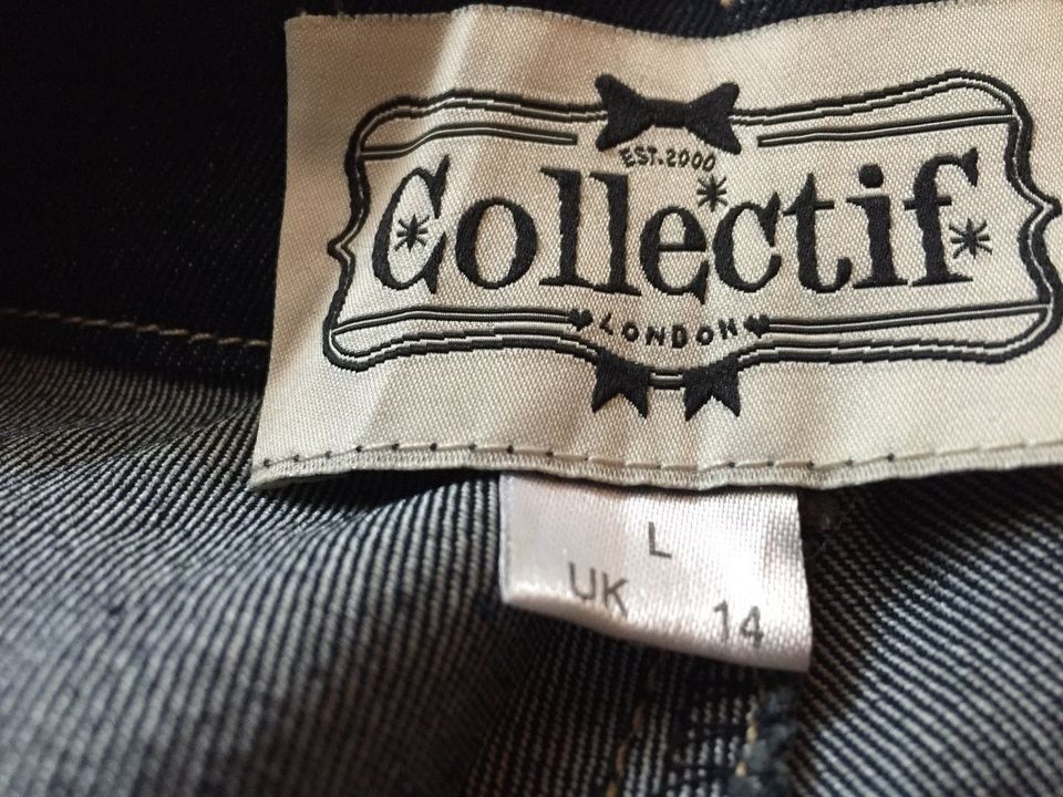 Neue " Collectif " - Damen-Jeans, Größe 42 dunkelblau in Murr Württemberg