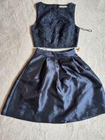Partykleid , Zweiteiler in  Gr. 36 dunkelblau Berlin - Tempelhof Vorschau