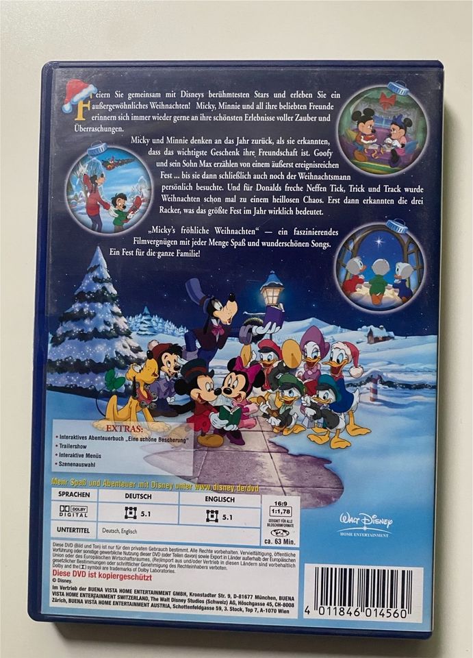 Weihnachtliche Micky Maus DvDs in Algermissen