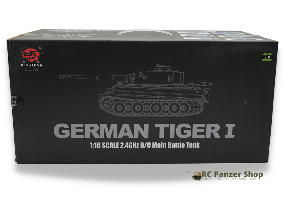 RC Panzer Tiger 1 3818 1:16 2,4 V.7 Heng Long Metallgetriebe in Dachau