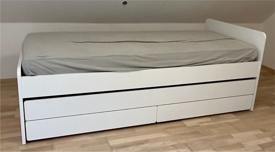 Ikea Släkt  Bett/ Bettgestell + Unterbett in Ibbenbüren