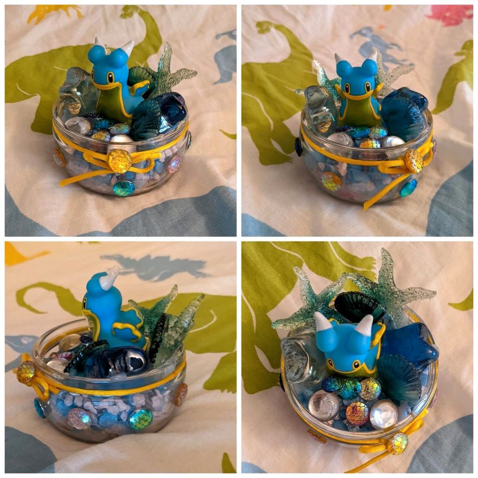 Handmade Pokemon Terrarium Diarama crafting ooak giratina aquana in Bruchköbel