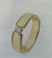 Damen Ring 585 gelbgold 0,2 Karat Diamant NP 1299€ Nordrhein-Westfalen - Wachtberg Vorschau