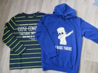 2 Langarm Shirts / Hoodie Gr. 146/152 Brandenburg - Teichland Vorschau