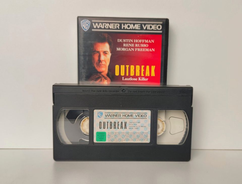 Outbreak - Lautlose Killer M.Freeman [VHS] Videokassette(WB 1995) in Oer-Erkenschwick