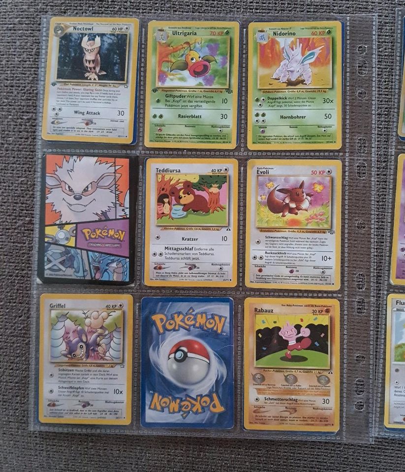 Pokemon Sammelkarten 52 Stk 1995/96 in Niemetal