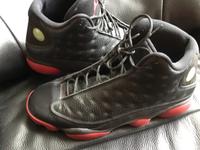 Nike Jordan 13 Dirty Bred schwarz rot Neuwertig Hessen - Neuberg Vorschau