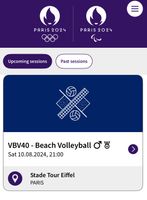 Olympia Paris Beachvolleyball Finale Ticket Nordrhein-Westfalen - Kalkar Vorschau