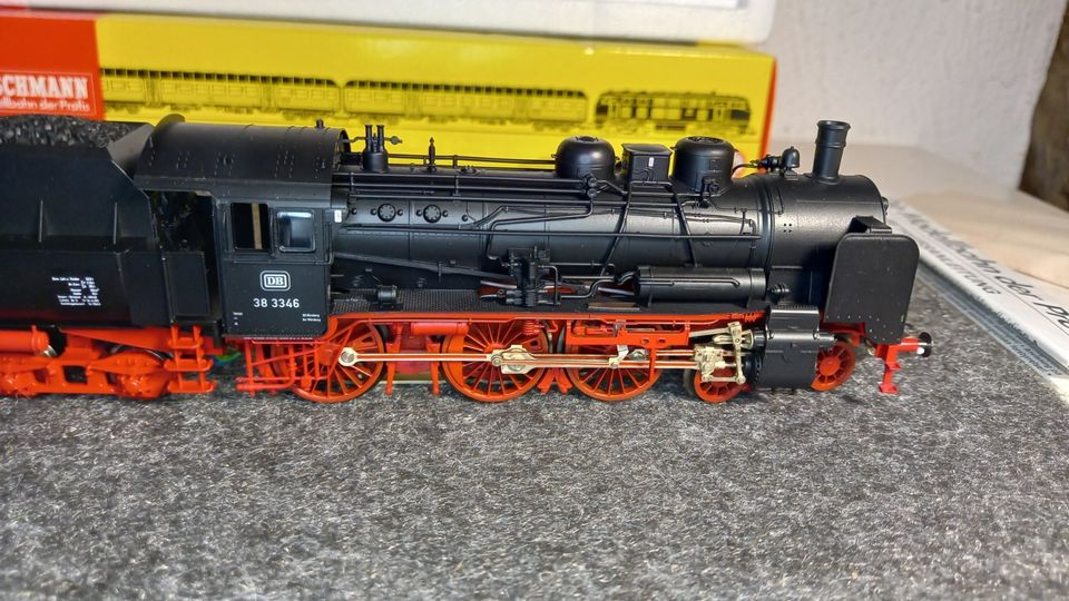 1826 K Fleischmann HO - AC Dampflokomotive BR 38 3346 DB in Neuwied