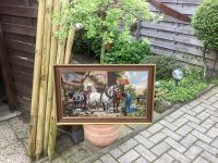 Vintage Stickbild Pferd und Führer / Landschaftlich 25€ Niedersachsen - Lastrup Vorschau