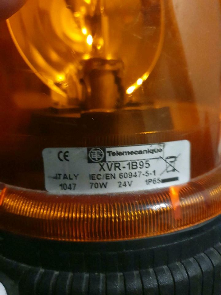 DEKO Gelbes Blinklicht 70 Watt 24V 20 Cm in Dingolfing