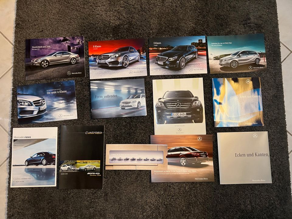 Sammlung Prospekte / Brochuren Mercedes Hardcover + AMG + Weitere in Lohfelden