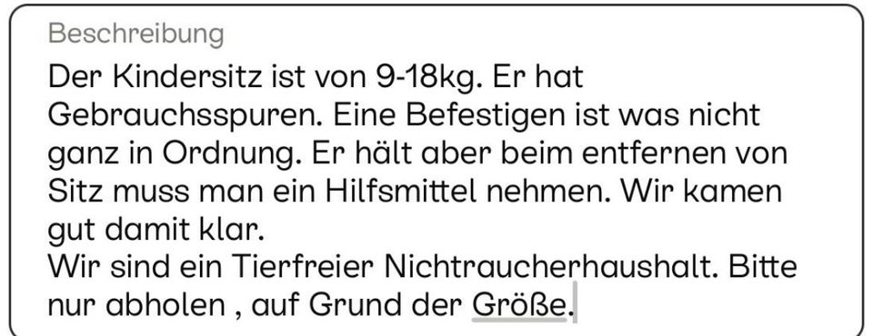 Kiddy Autositz Phonixfix Pro2 mit Schonbezügen unfallfrei in Berlin