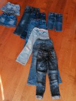 9 teile jeans, rock, 122 128 Sisley, H&M, mangun, vertbaudet,.. Bayern - Hemau Vorschau