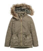 H&M Parka Jacke Winterjacke Fellkapuze milde Winter khaki 134 140 Thüringen - Schleusingen Vorschau