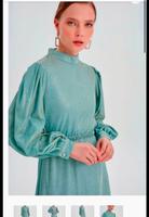 Abendkleid mit Glitzer Festliche Kleid Ballkleid Abaya Mintgrün Saarland - Völklingen Vorschau