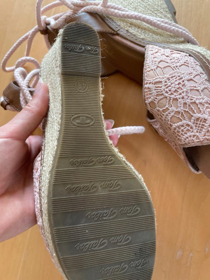 Tom Tailor Damen Sandalette Keilpumps Keilabsatz Wedges in Regensburg