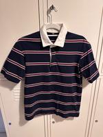 Uniqlo - Gestreiftes Poloshirt (Blau/Weiß/Rot, Gr. XS-S) Lindenthal - Köln Sülz Vorschau