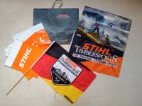 Stihl Timbersports Fan-Paket Flaggen Poster Tüten Taschen Baden-Württemberg - Berglen Vorschau