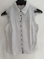 Vero Moda Bluse Gr. XS weiß grau gestreift Damen kurzarm BW München - Altstadt-Lehel Vorschau