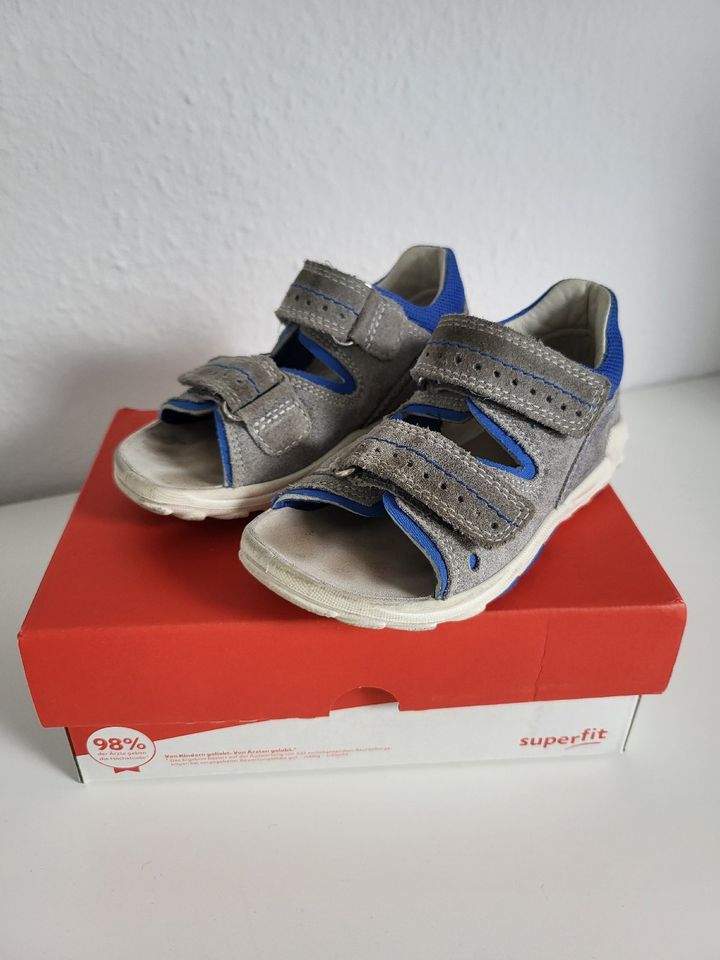 Superfit Sandalen in grau-blau, Gr. 26 in Bühl