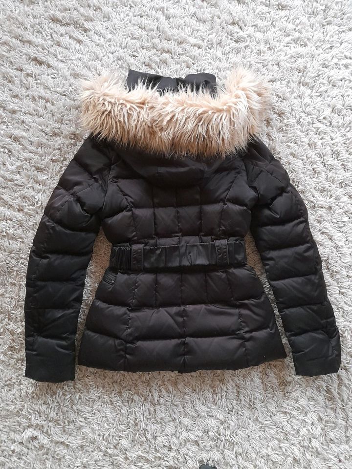 Daunenjacke Hallhuber schwarz XS Gr. 34 Winterjacke in Preetz