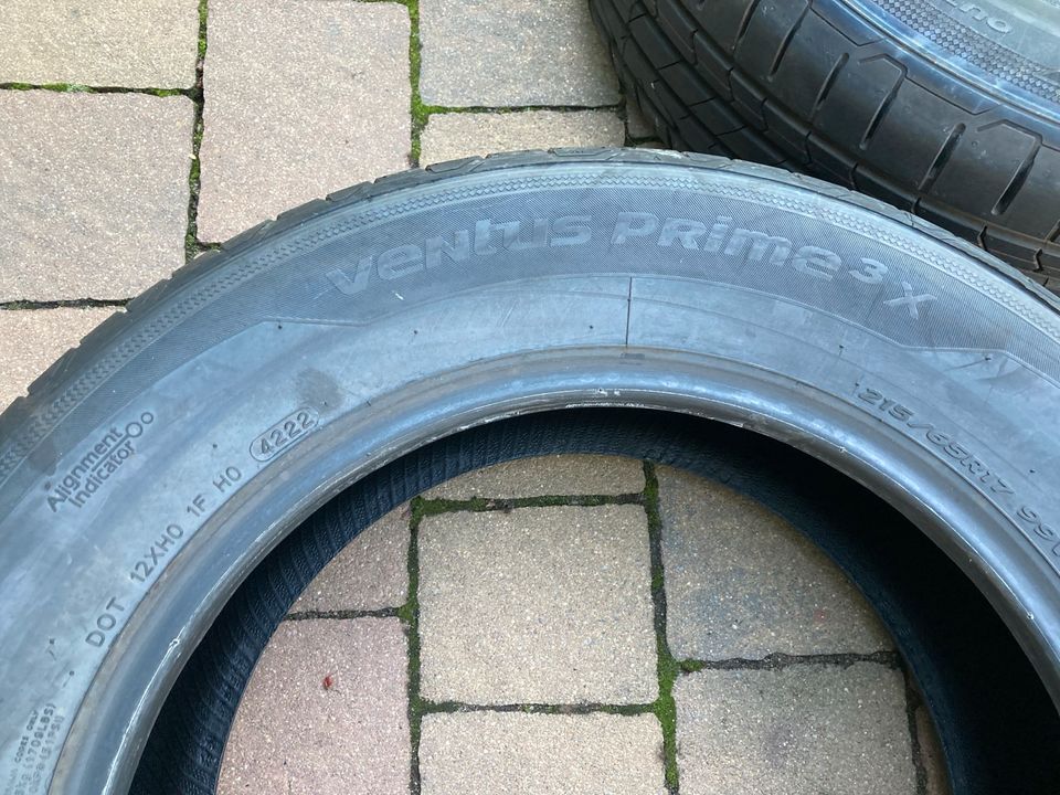 4 x Hankook Ventus Prime  215/65 R17 99 V in Bethau