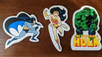 Comicfiguren Schilder Batman, Wonder Woman, Incredible Hulk Mitte - Wedding Vorschau