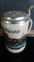 Bierkrug "LÖWENBRÄU" München mit Zinndeckel Baden-Württemberg - Niedereschach Vorschau