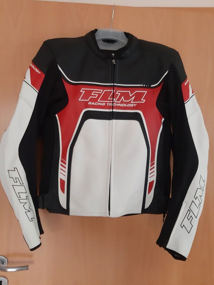 Leder Herren-Motorrad -Jacke von FLM, Gr. 52 in Hückelhoven