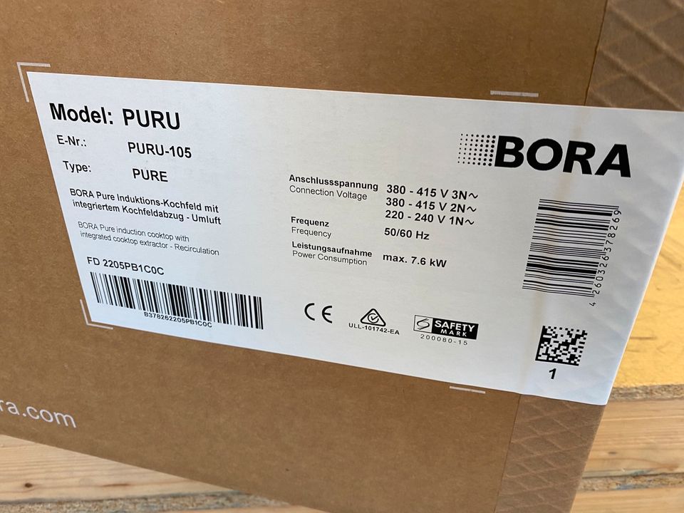 BORA PURE - Lagerabverkauf - Modell Puru Umluft in Bad Windsheim