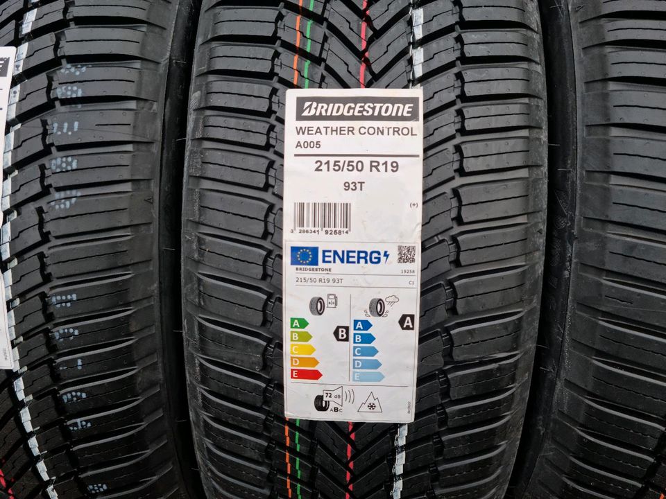 4x Neu Allwetterreifen 215/50/19/93T Bridgestone Dot 2022 in Dortmund