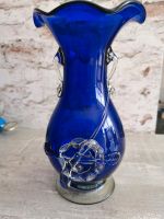 Blaue Vase aus Glas Sachsen-Anhalt - Stendal Vorschau