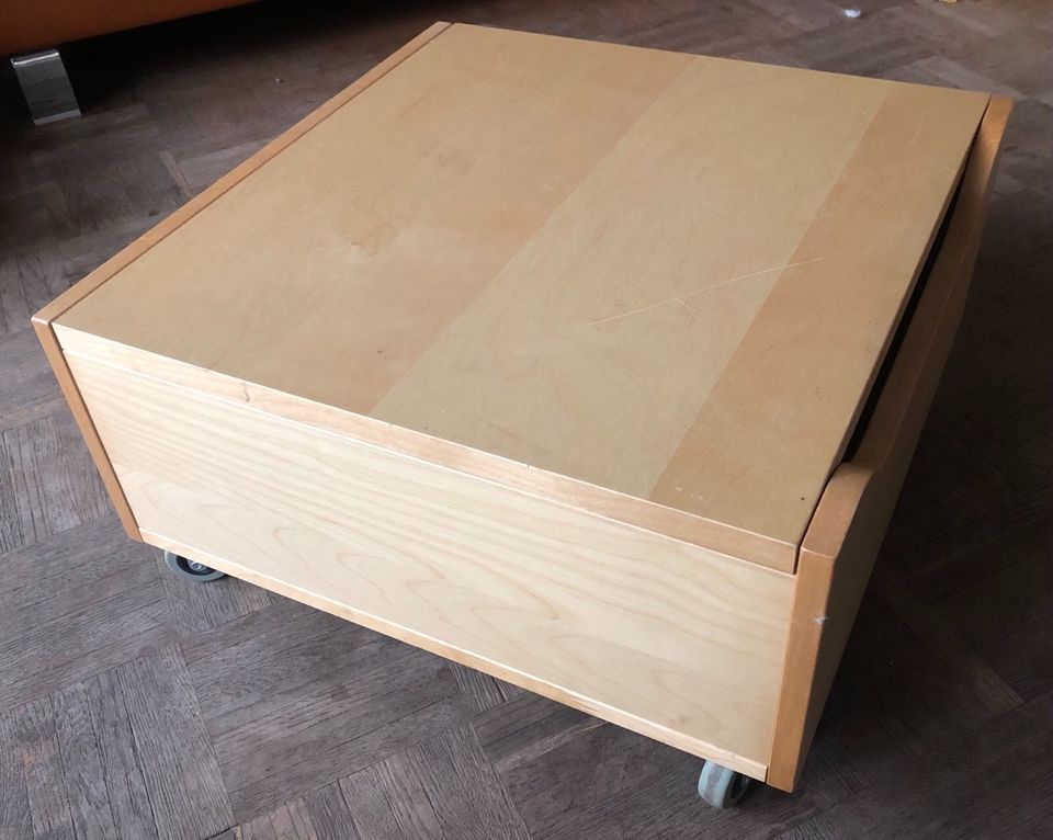 Ikea „Journalist“ kleiner Rolltisch Beistelltisch Birkefurnier in Datteln