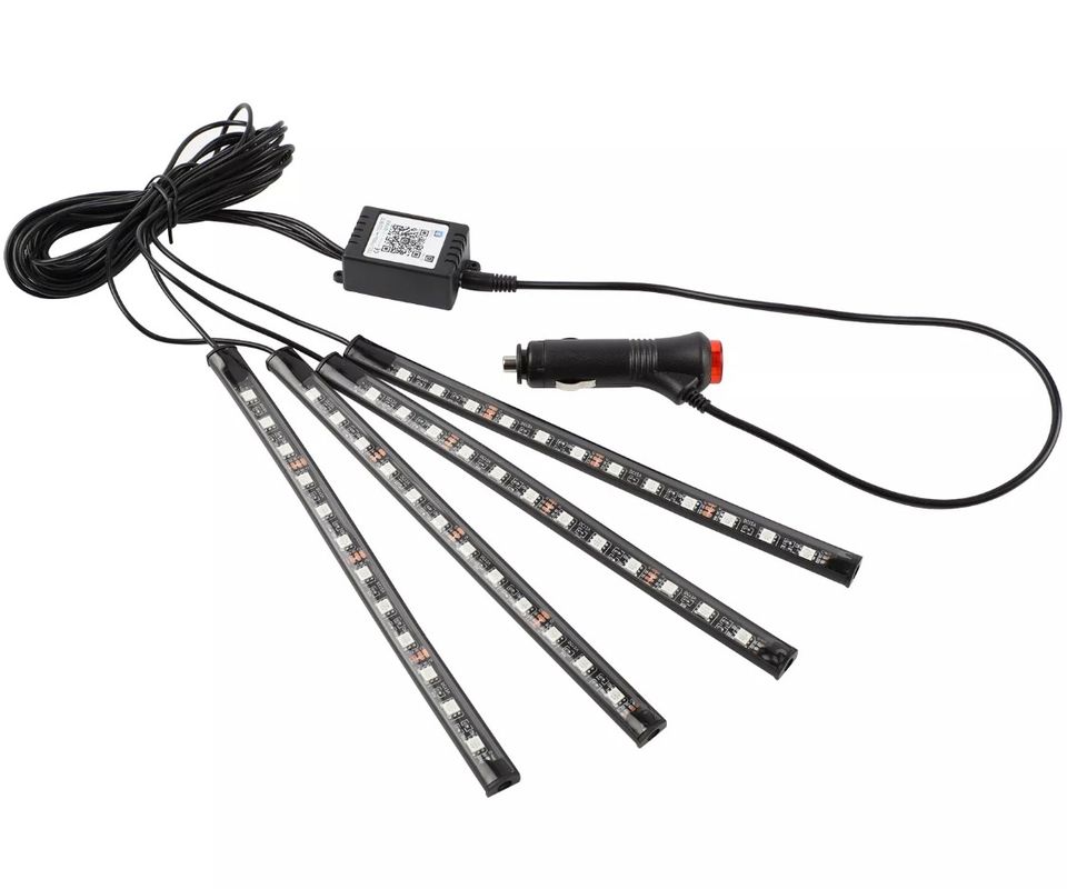 4x RGB LED Ambientebeleuchtung Auto Innenbeleuchtung Auto Fußraum
