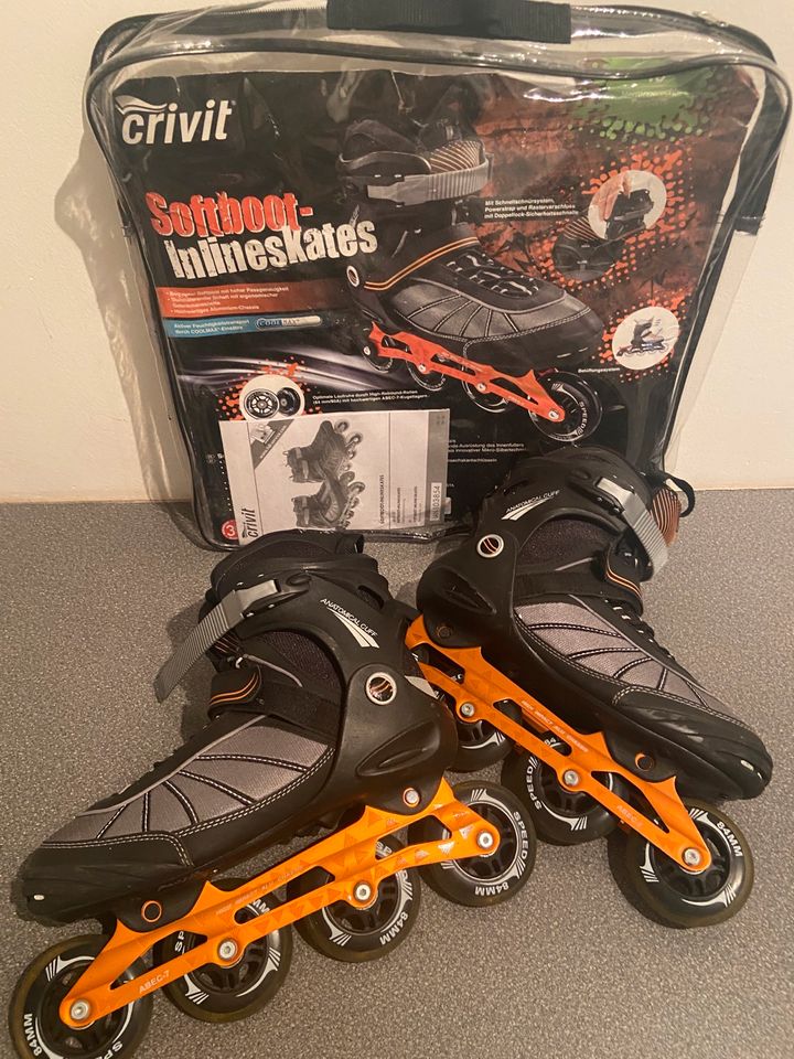 Softboot-Inlineskates Gr. 43 von Crivit in Kronau