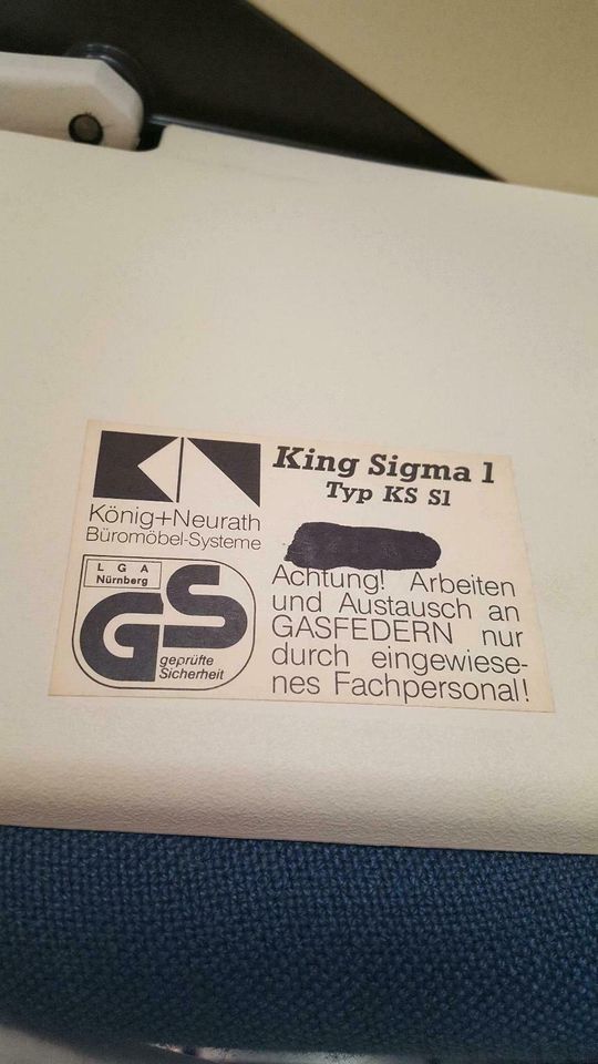 Bürostuhl, KING SIGMA 1, in Ordnung! in Gießen