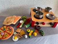 Kochset inkl. Herd - Holzspielzeug - Küche zum Wegräumen Hessen - Taunusstein Vorschau