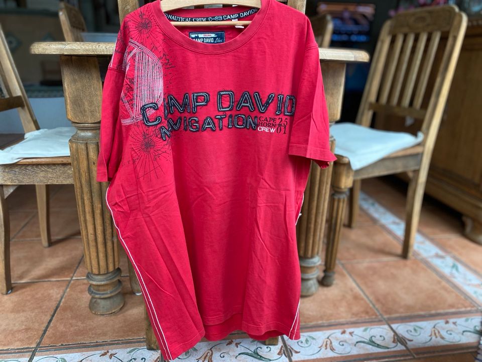 Camp David Herren T-Shirt Gr XXL in Schöne Aussicht, Gem Masburg