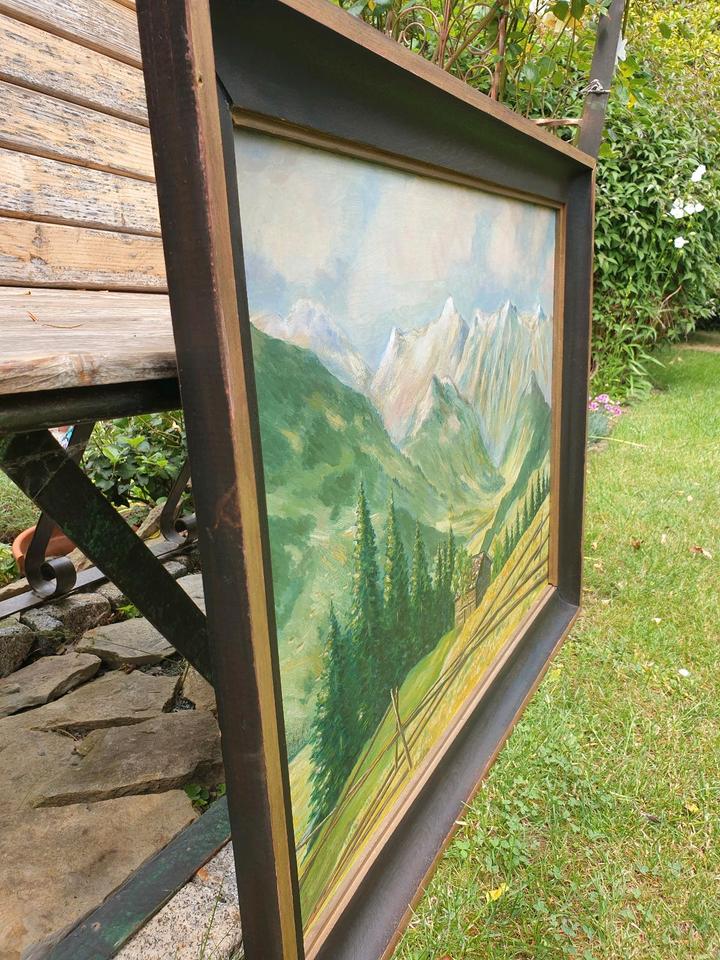 Bild, Gemälde, Ölbild, Ölgemälde, Landschaft,K.Neumann 1947 in Dresden