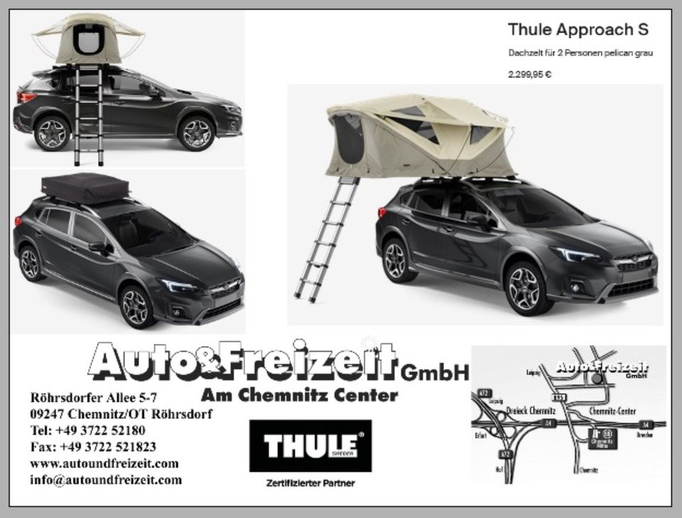 Thule Approach L * Dachzelt für 3 - 4 Personen * NEU & VERLEIH in Röhrsdorf