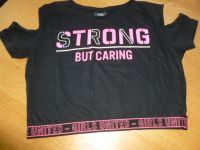 Mädchen Sommerkleidung Top T-Shirt kurz Gr. 158/164 schwarz/pink Nordrhein-Westfalen - Schmallenberg Vorschau