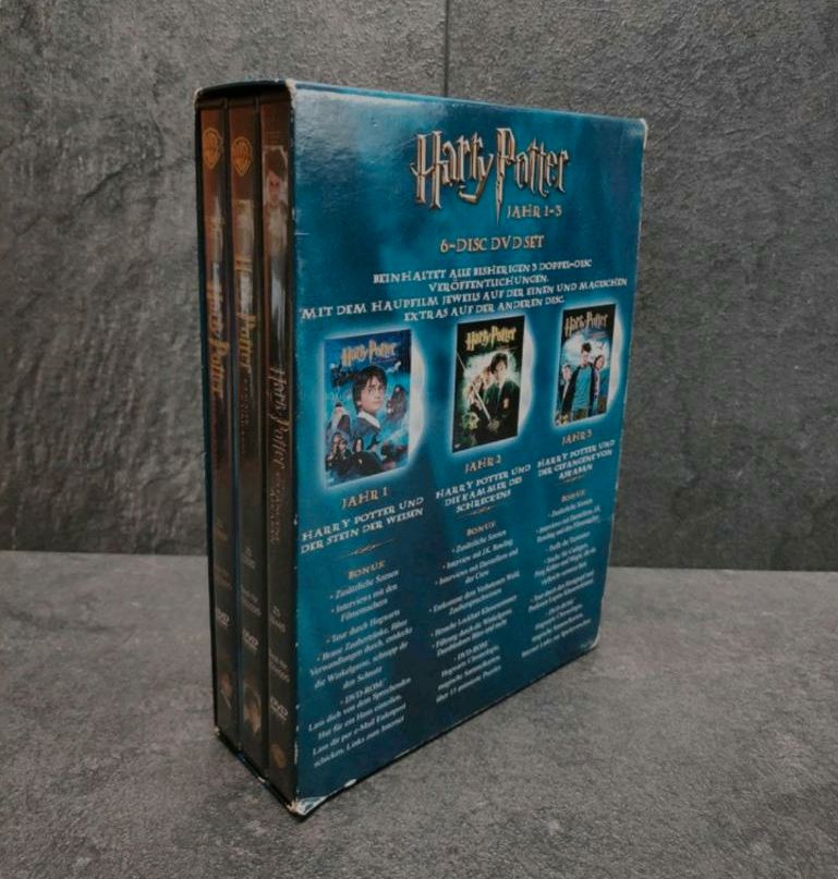 Harry Potter DVD Box Teil 1 bis 3 | 6 Disc DVD Set  | Sammelbox in Harsewinkel