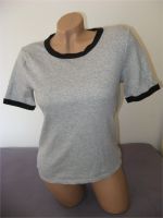 H&M Feinripp Shirt/Pulli kurze Form Gr.M 38/40 Grau/Schwarz Nordrhein-Westfalen - Herne Vorschau