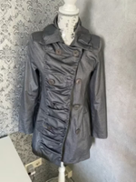 Wunderschöner Mantel grau silber glänzend Größe XS Jacke Nordrhein-Westfalen - Menden Vorschau