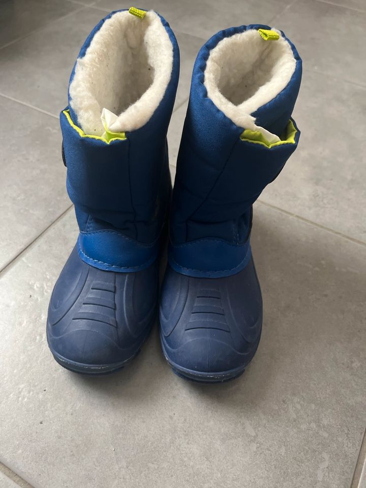 Stiefel blau gefüttert 30 Lupilu Schuhe Schneeschuhe Gummistiefel in Jena