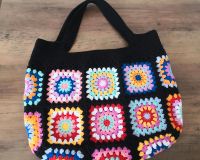 Gehäkelte Tasche, Granny Square Tasche , Oma Quadrat Tasche Nordrhein-Westfalen - Greven Vorschau