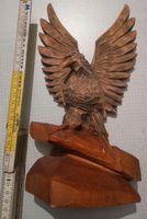 Geschnitzte Adler Figur aus Holz Harburg - Hamburg Wilstorf Vorschau