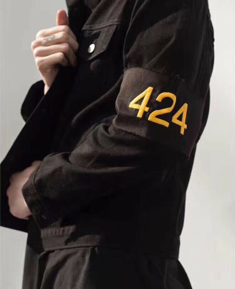 424 on FAIRFAX Denim Jacket - Schwarz in Königs Wusterhausen